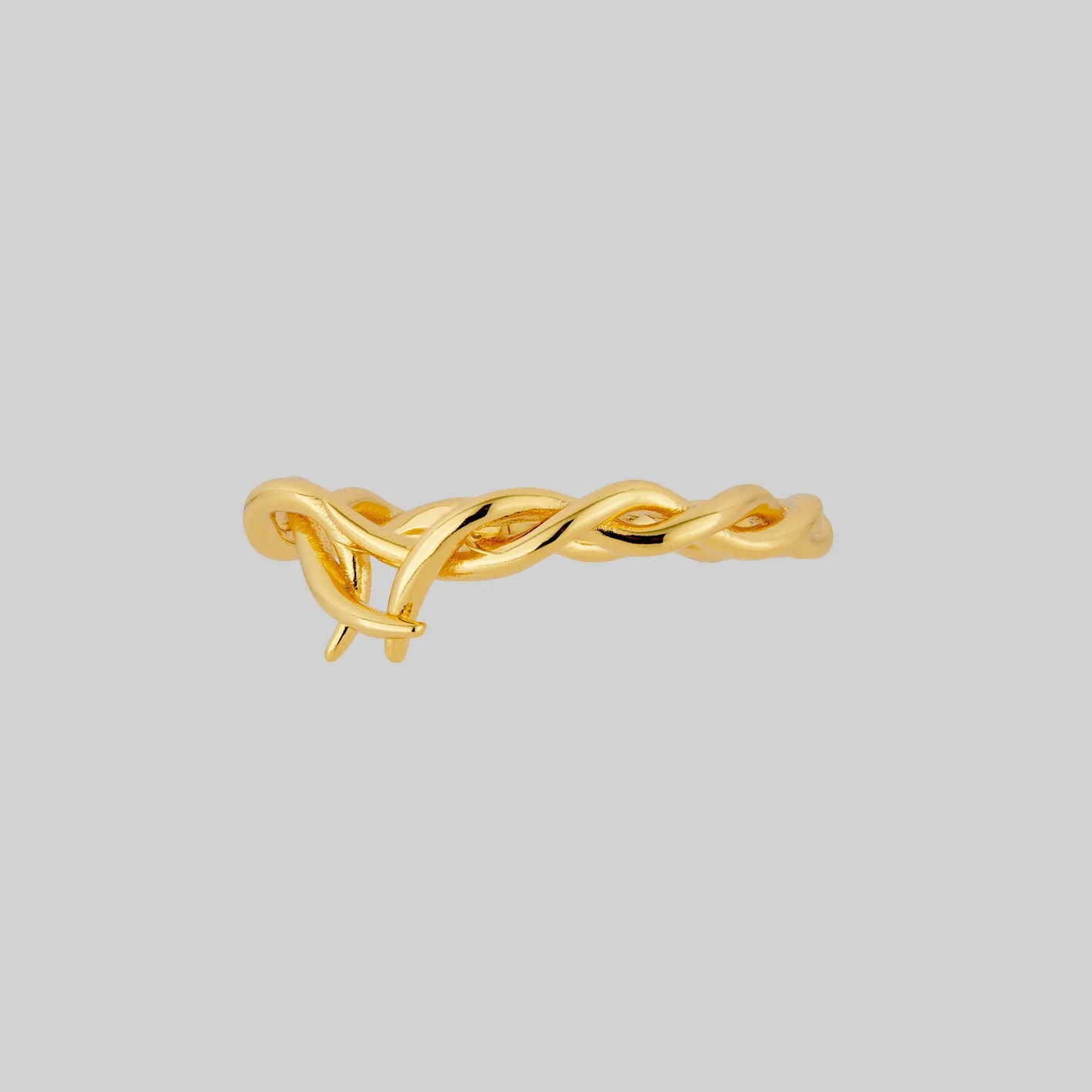 ABANDON. Intertwined Roots Ring - Gold - Image 3