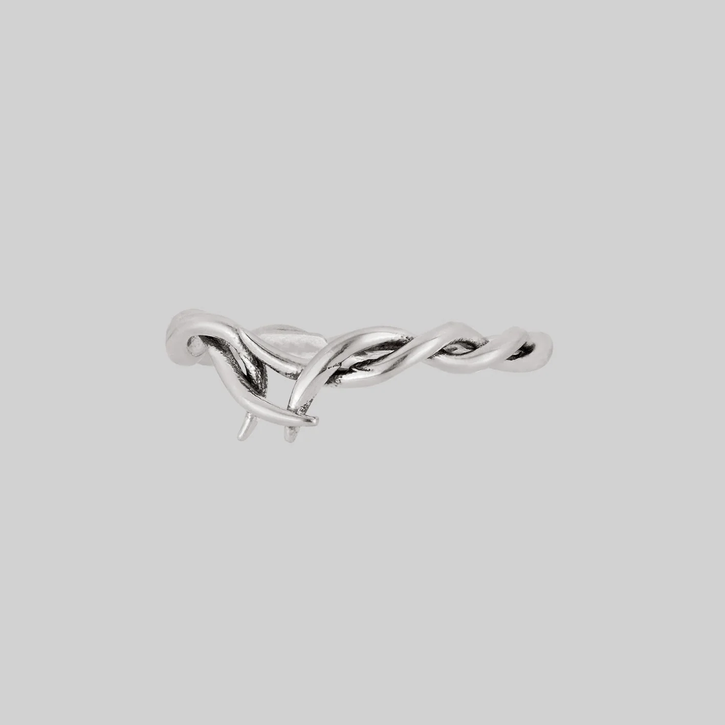 ABANDON. Intertwined Roots Ring - Silver - Image 2