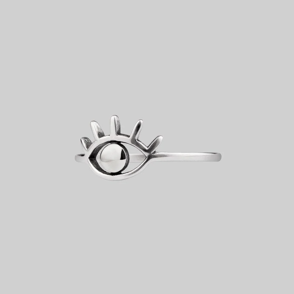 All Seeing Eye Ring - Silver - Image 2