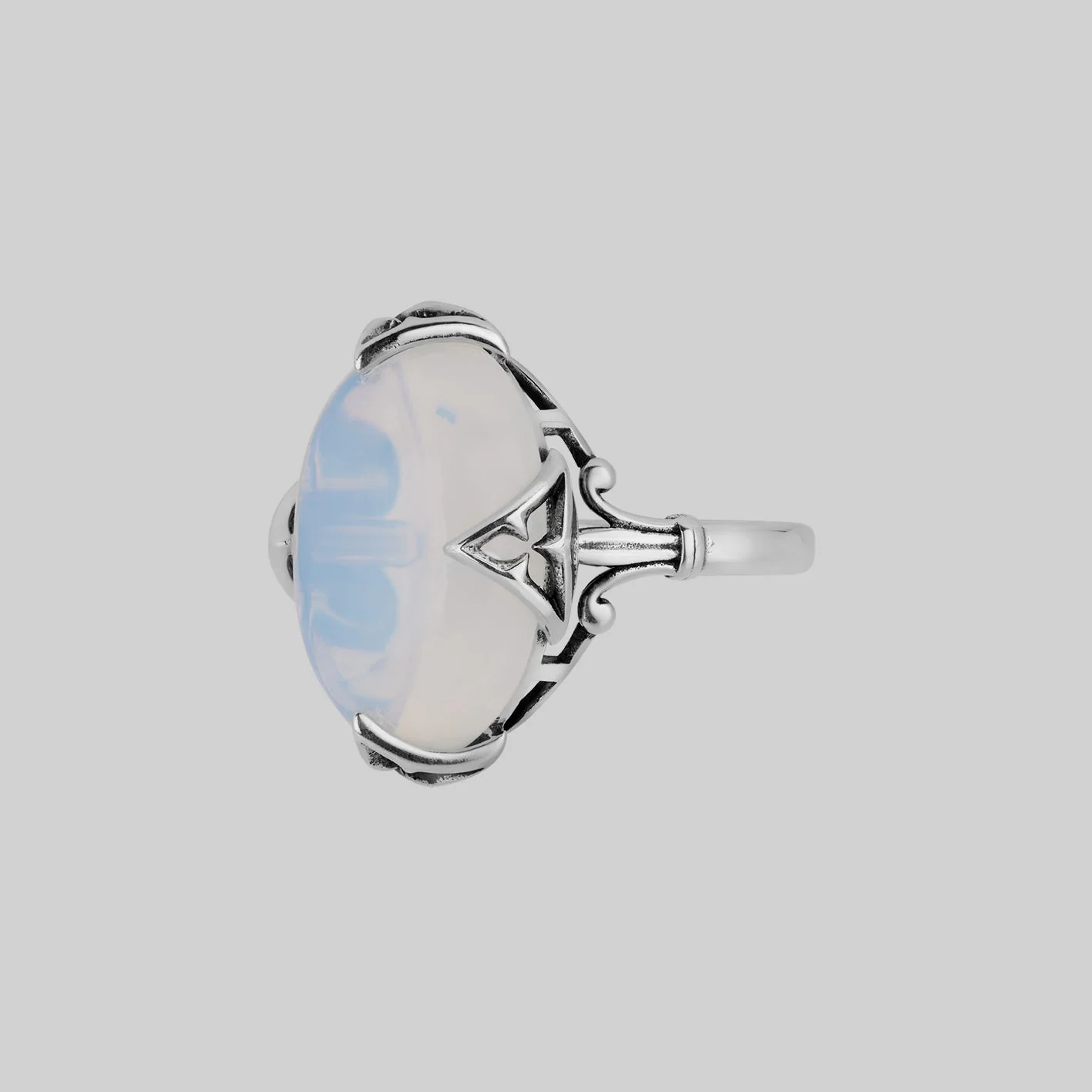 CIRCINUS. Gothic Galaxy Ring - Silver - Image 3