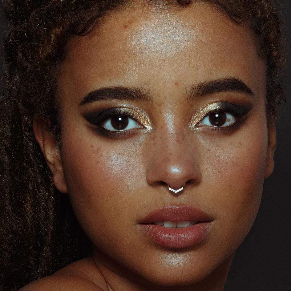 CUPID. Chevron Gold Clicker Ring - Septum - Image 4