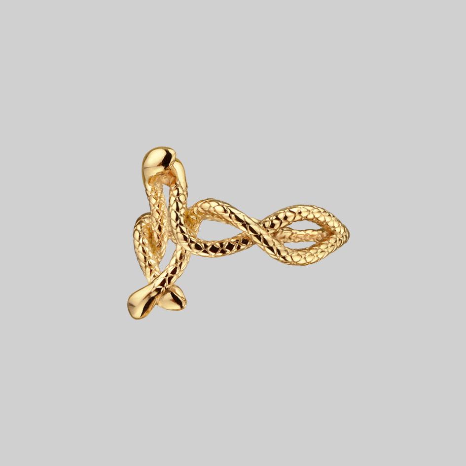 DECEIPT. Four Headed Snake Ring - Gold - Image 3
