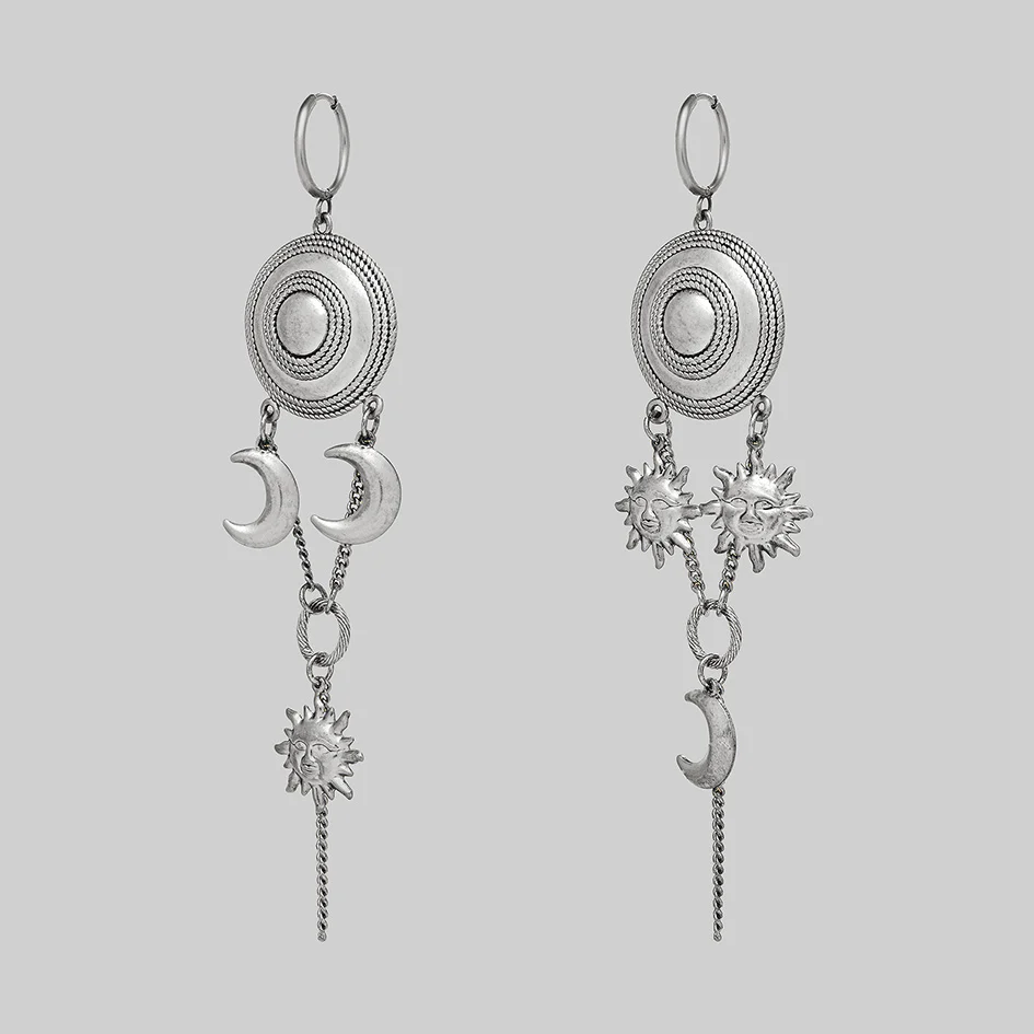 DIEM. Astrological Drop Earrings - Silver - Image 3