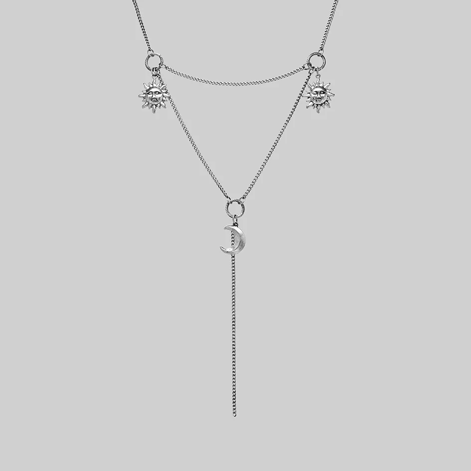 DIEM. Astrological Layered Chain - Silver