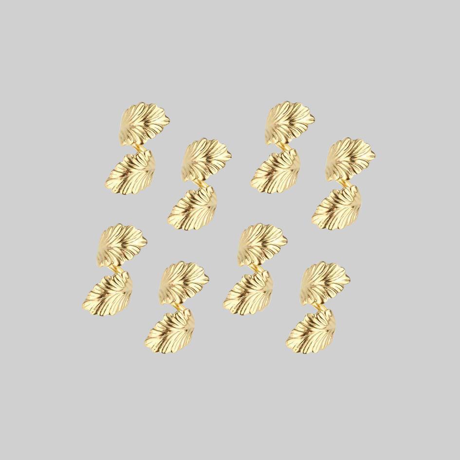 ELVIN. Gold Leaf Hair Twists - Image 4