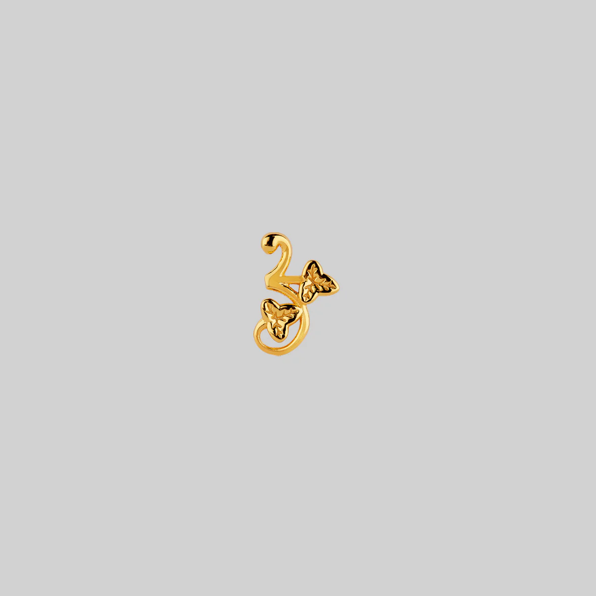 FAITH. Ivy Stud Earring - Gold - Image 4