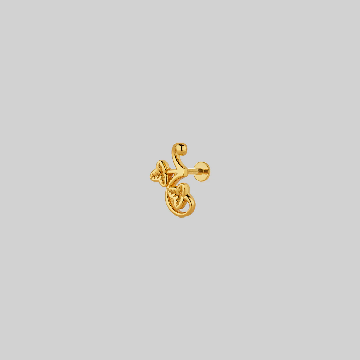 FAITH. Ivy Stud Earring - Gold - Image 5