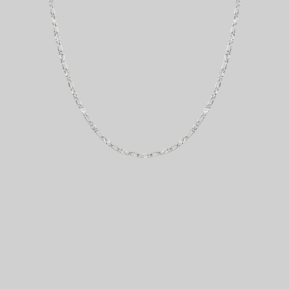 FAYE. Figaro Sunburst Chain - Silver - Image 3