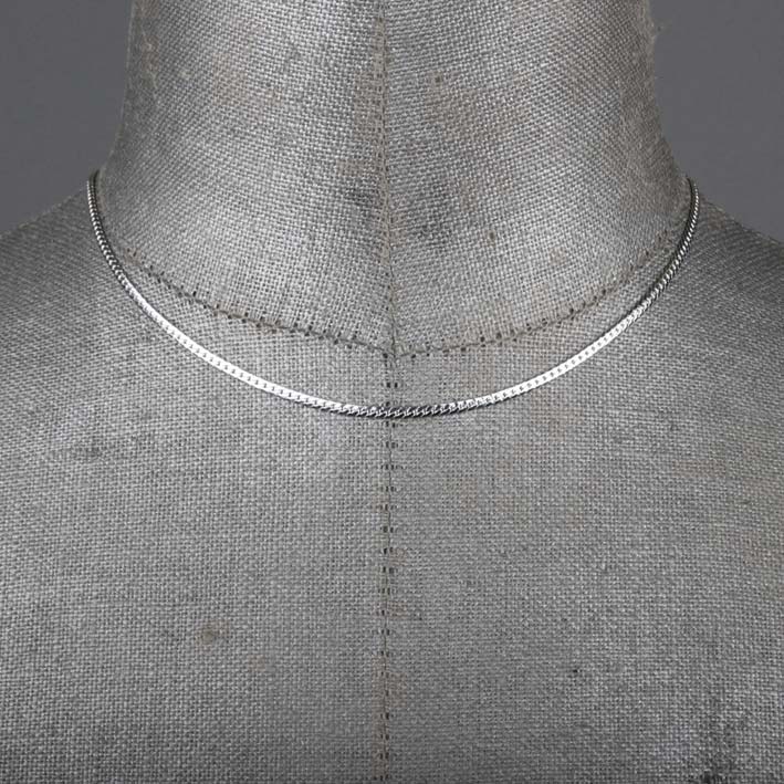 Fine Snake Chain Collar - Silver - Image 3