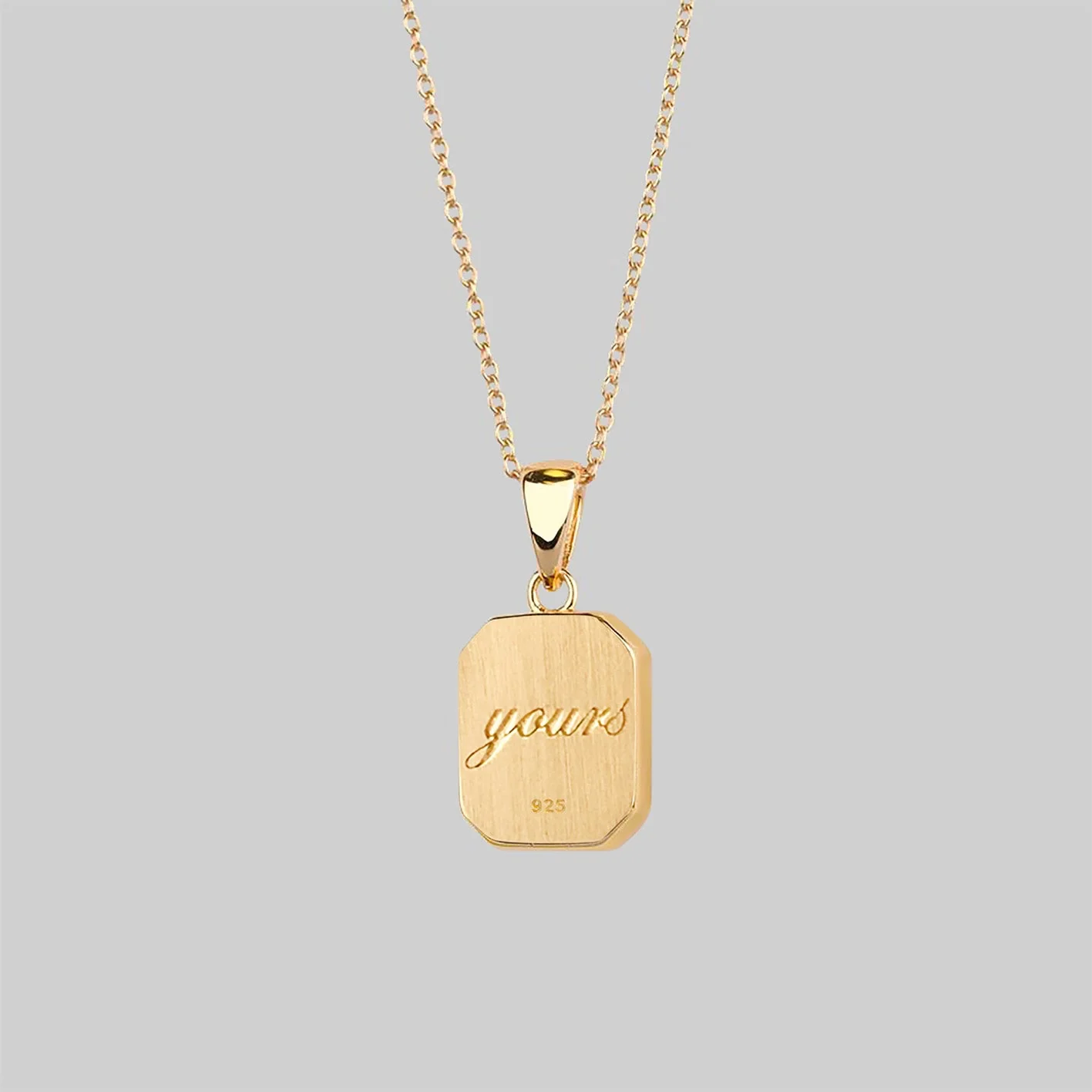 HEART KEEPER. Anatomical Heart Under Glass™ Necklace - Gold - Image 3
