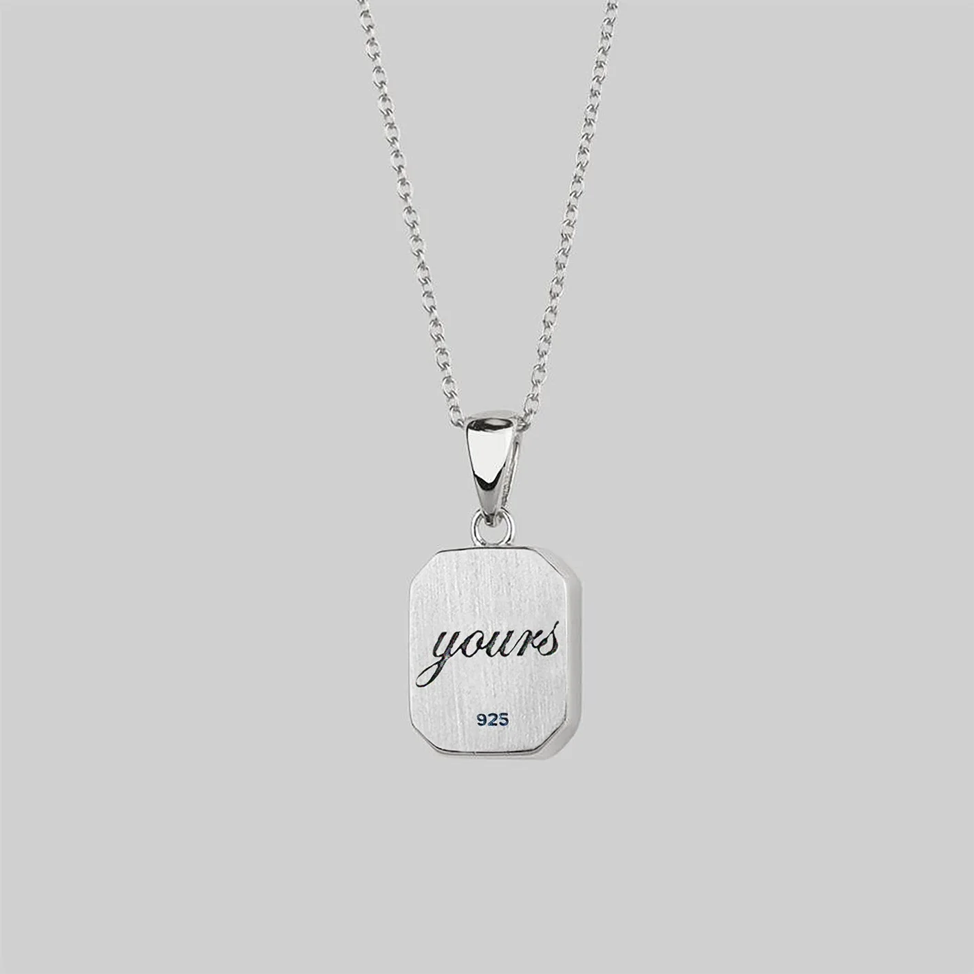 HEART KEEPER. Anatomical Heart Under Glass™ Necklace - Silver - Image 3