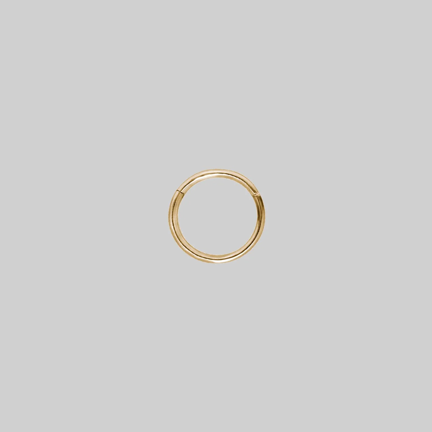 LARA. Gold Titanium Clicker Ring - Image 11