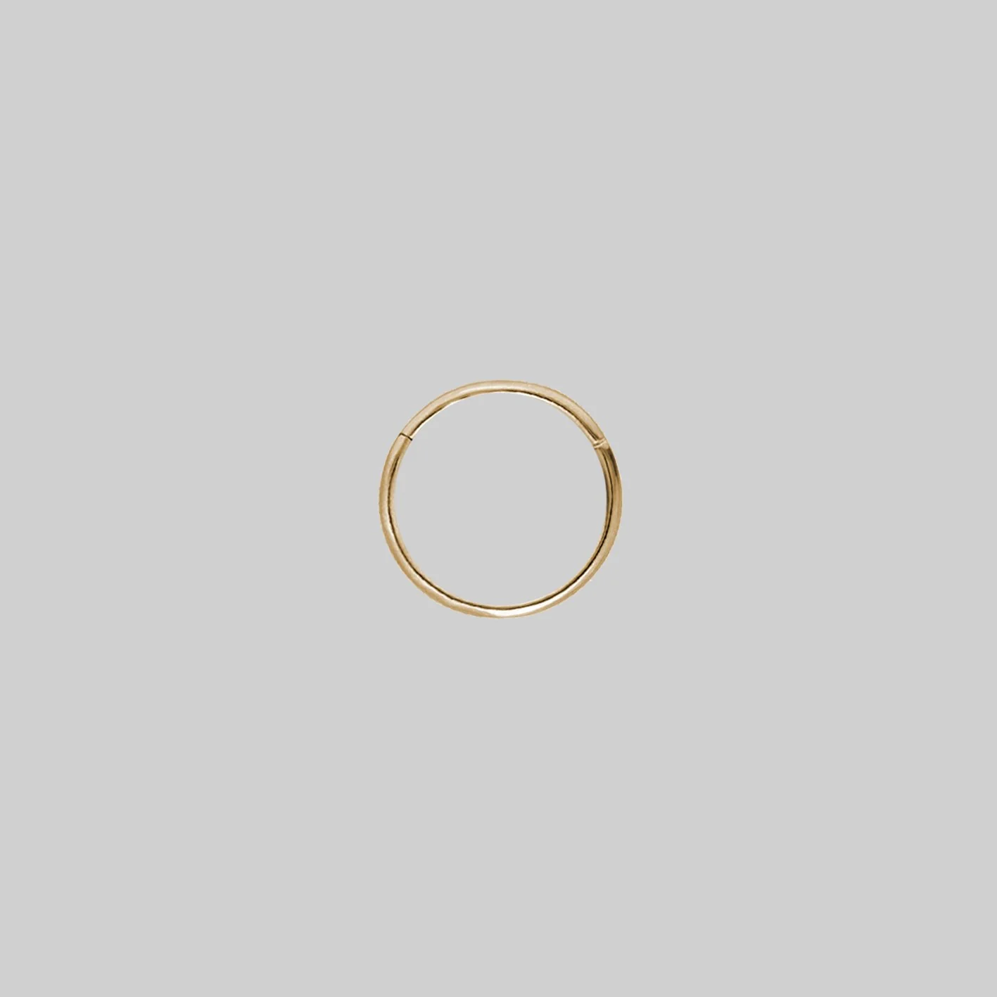LARA. Gold Titanium Clicker Ring - Image 12