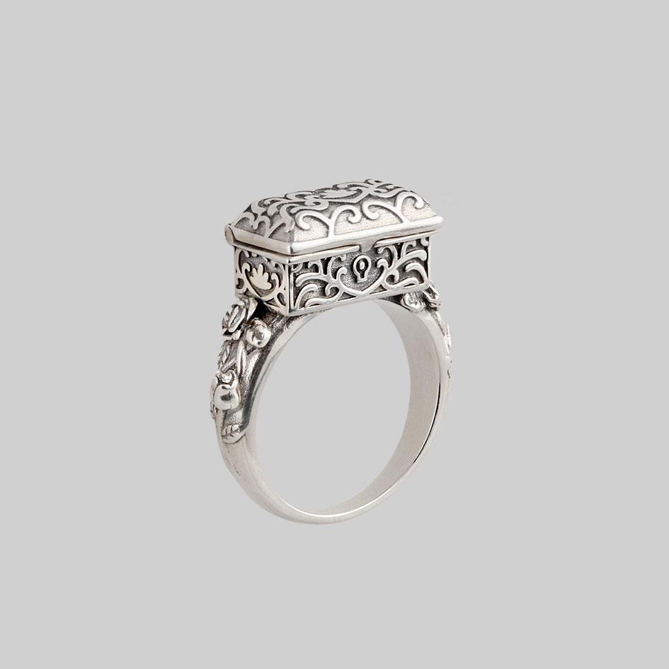 LIFE & DEATH. Casket Box Opal Ring - Image 3