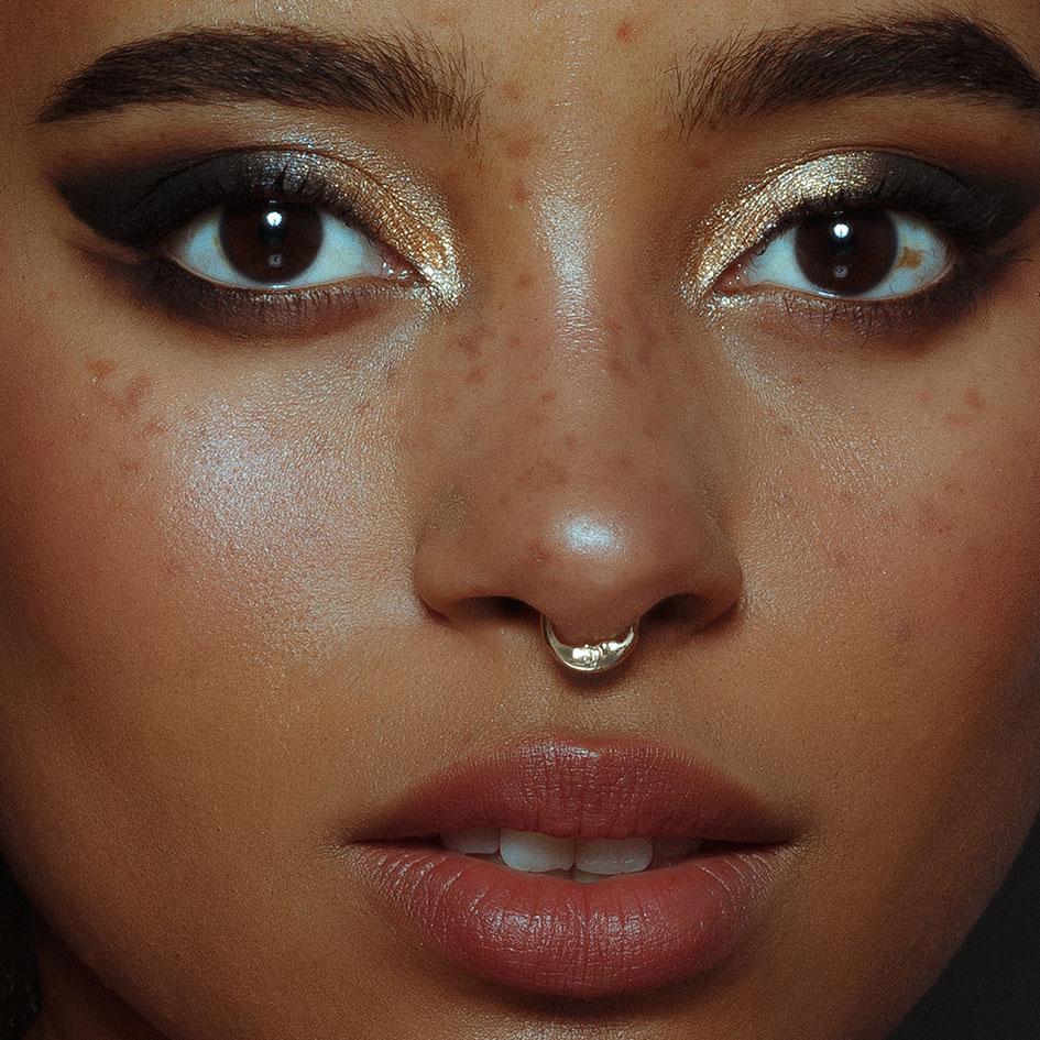 MAN IN THE MOON. Silver Clicker Ring - Septum - Image 4