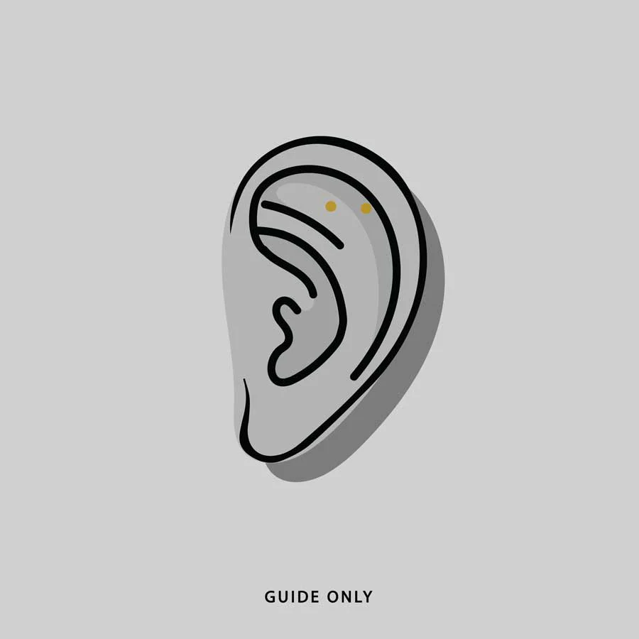 THORA. Climbing Ivy Ear Stud - Silver - Image 7