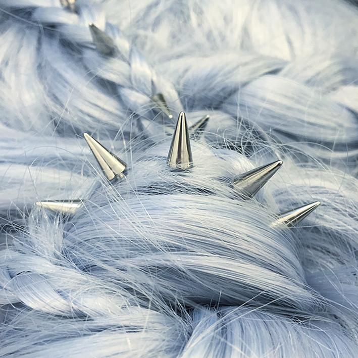 PHOENIX. Silver Hair Spikes - Image 4