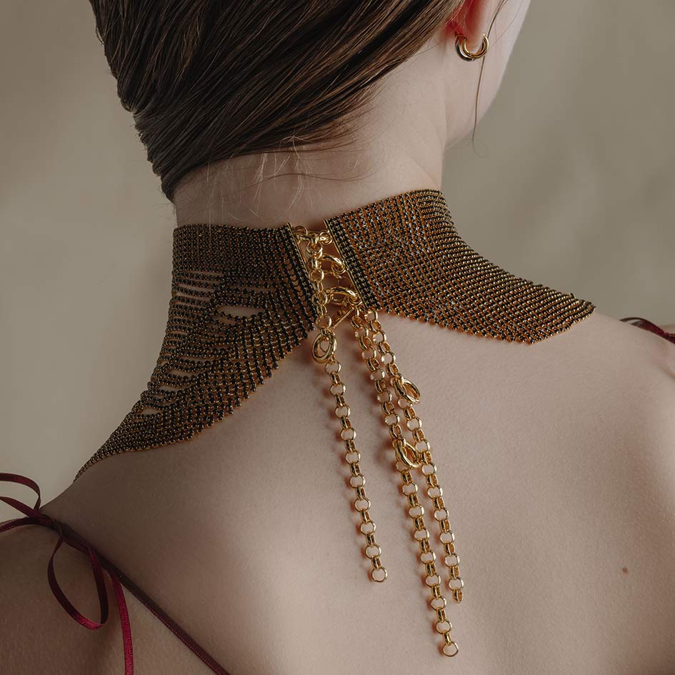 PIERROT. Dazzle Chain Body Adornment - Silver - Image 4