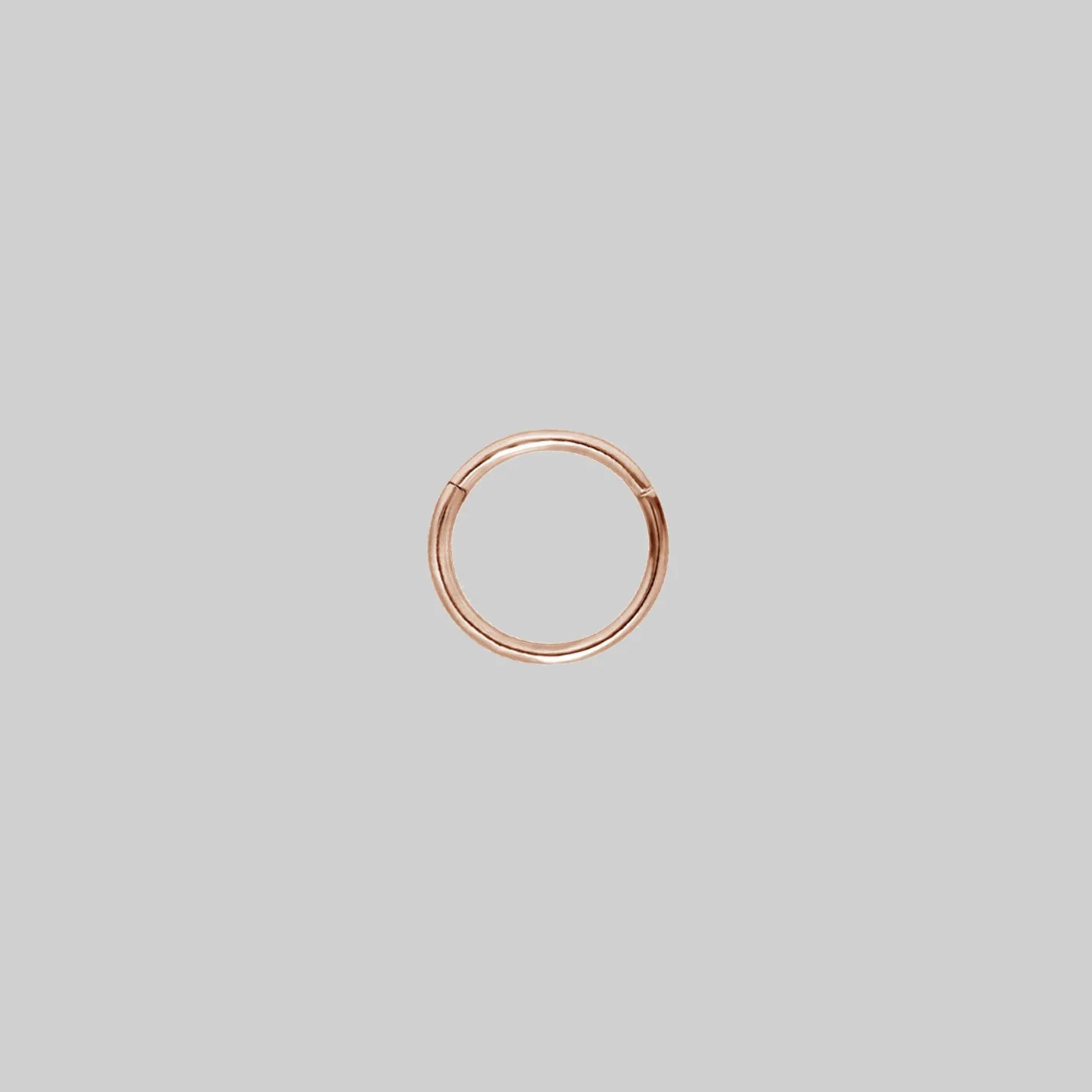 SASHA. Rose Gold Titanium Clicker Ring - Image 10