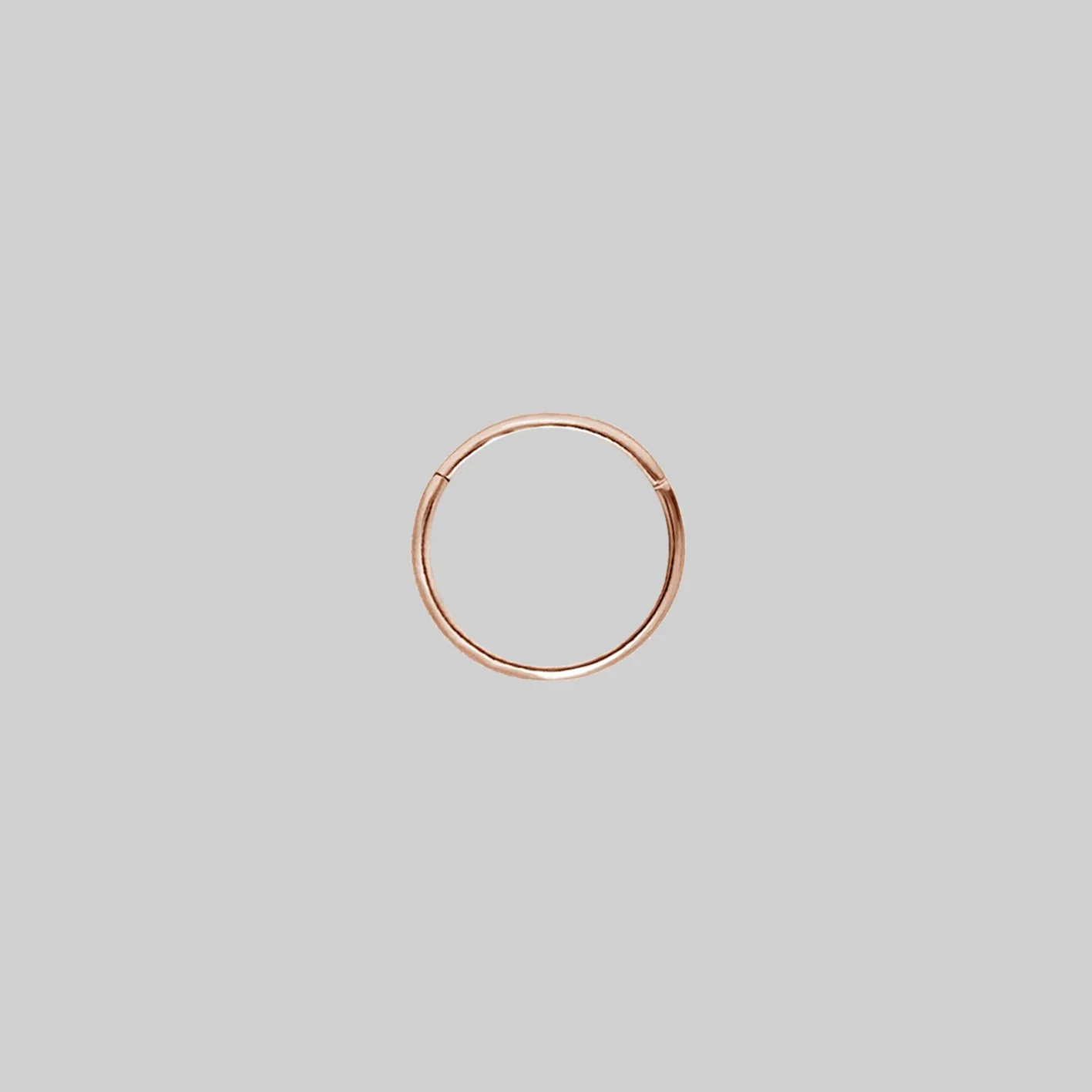 SASHA. Rose Gold Titanium Clicker Ring - Image 12