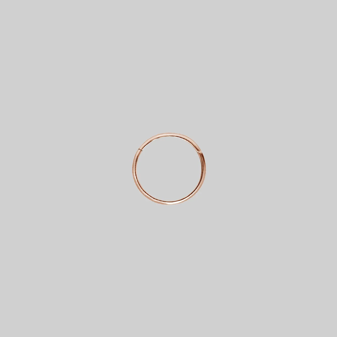 SASHA. Rose Gold Titanium Clicker Ring - Image 5