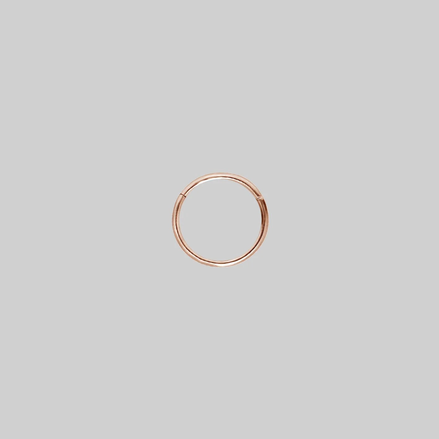 SASHA. Rose Gold Titanium Clicker Ring - Image 7