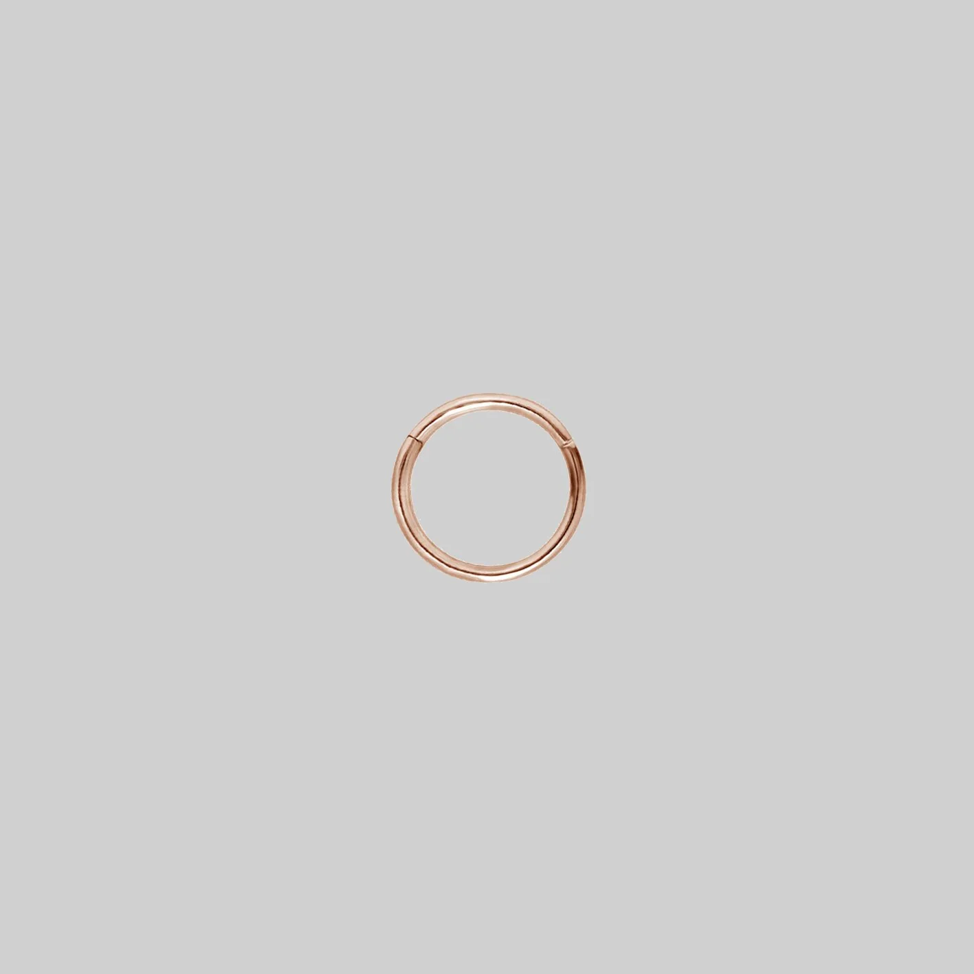 SASHA. Rose Gold Titanium Clicker Ring - Image 9