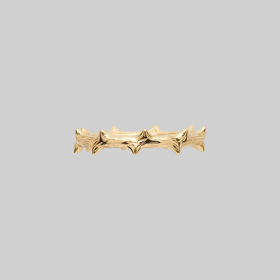 TAUNT. Thorn Stacking Ring - Gold - Image 2