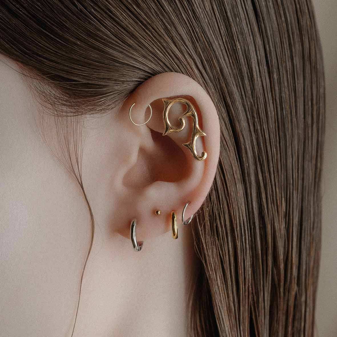 TAUNT. Thorn Stud Earring - Gold