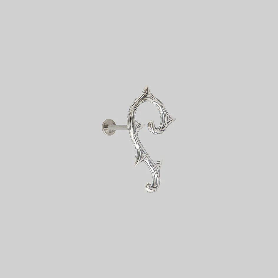 TAUNT. Thorn Stud Earring - Silver - Image 5
