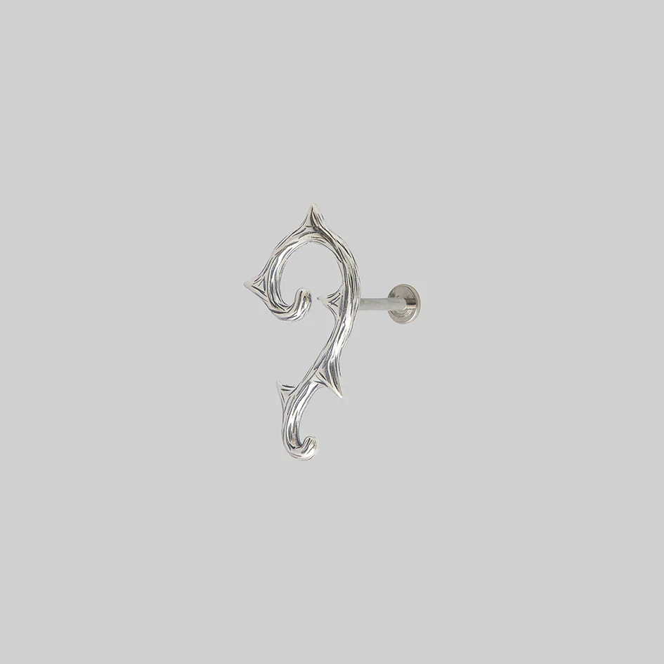TAUNT. Thorn Stud Earring - Silver - Image 6