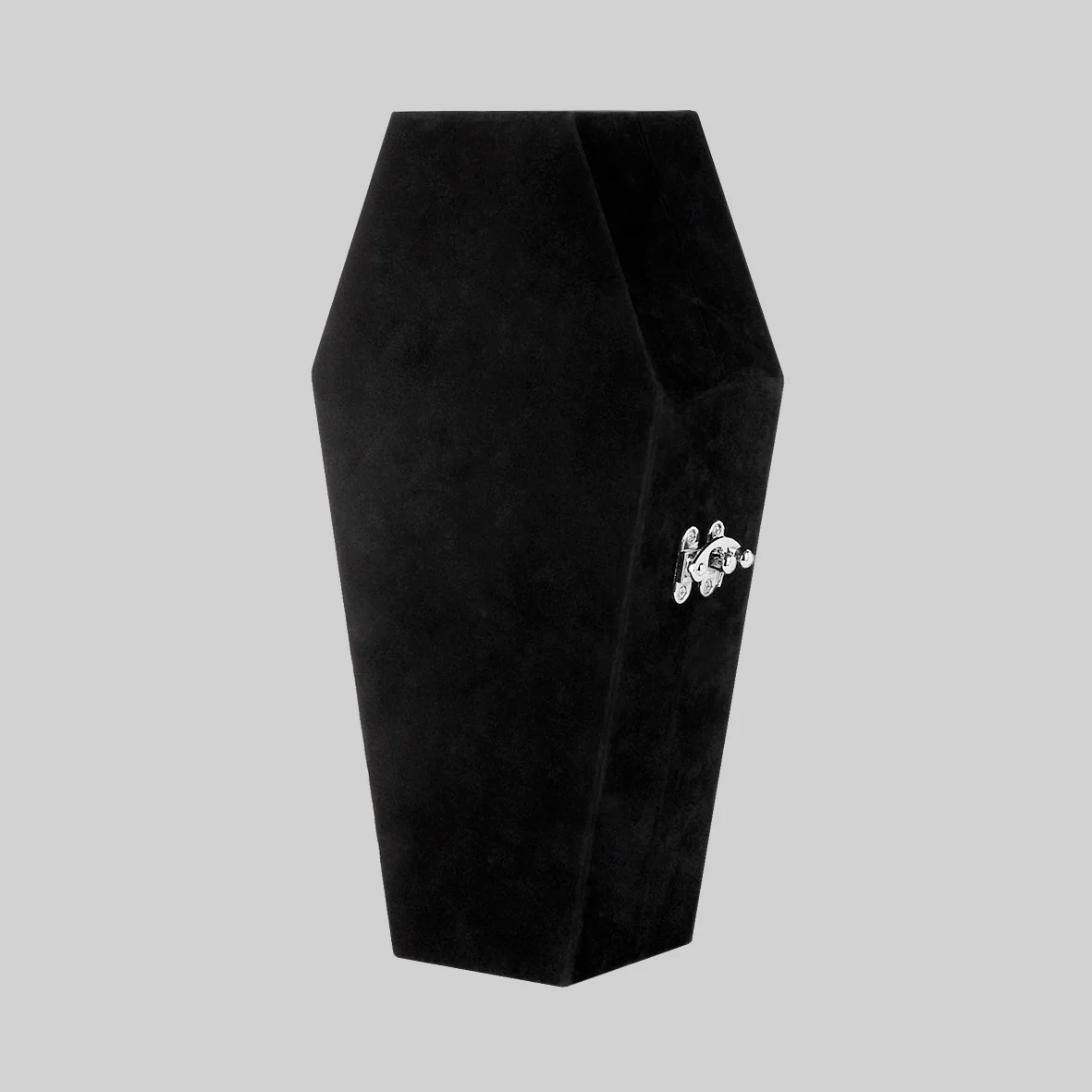The Black Velvet Coffin Jewellery Cabinet - Image 3