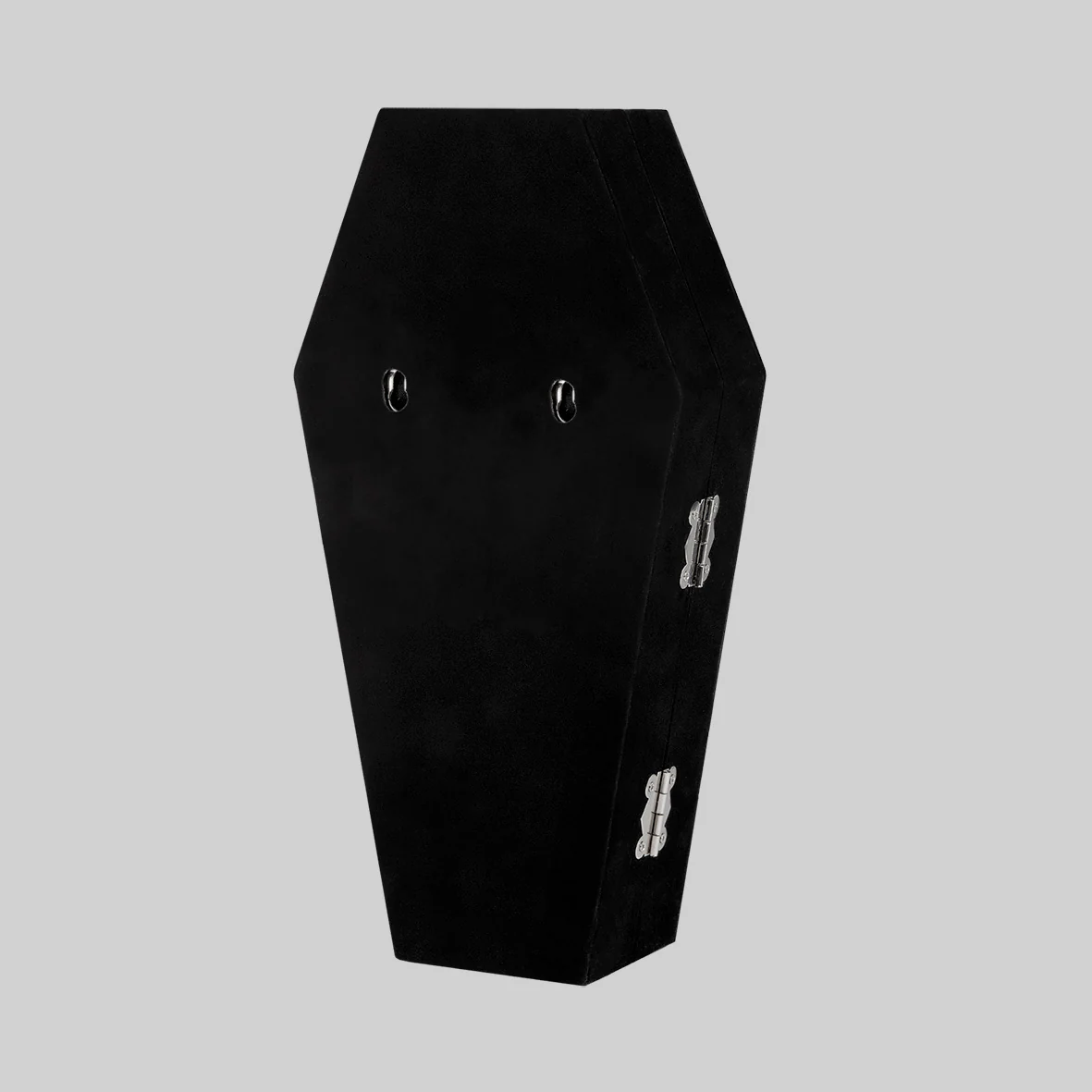 The Black Velvet Coffin Jewellery Cabinet - Image 4