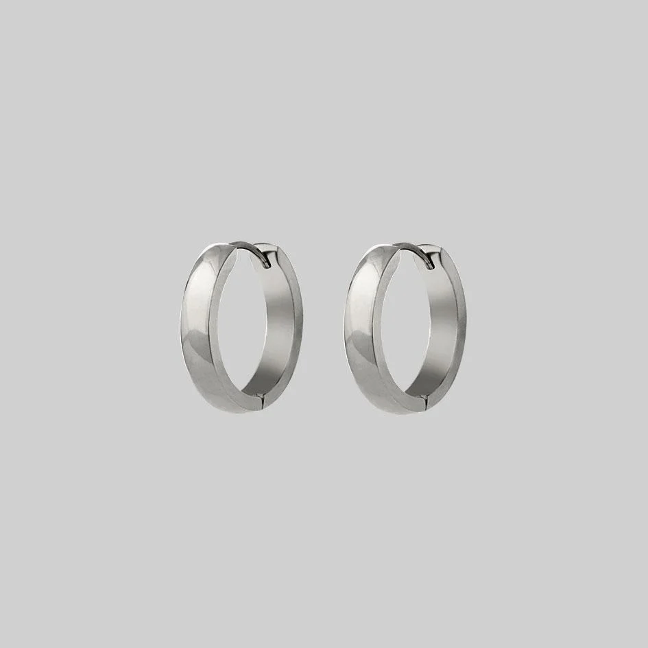 The Chunky Hoops - Silver - Image 3