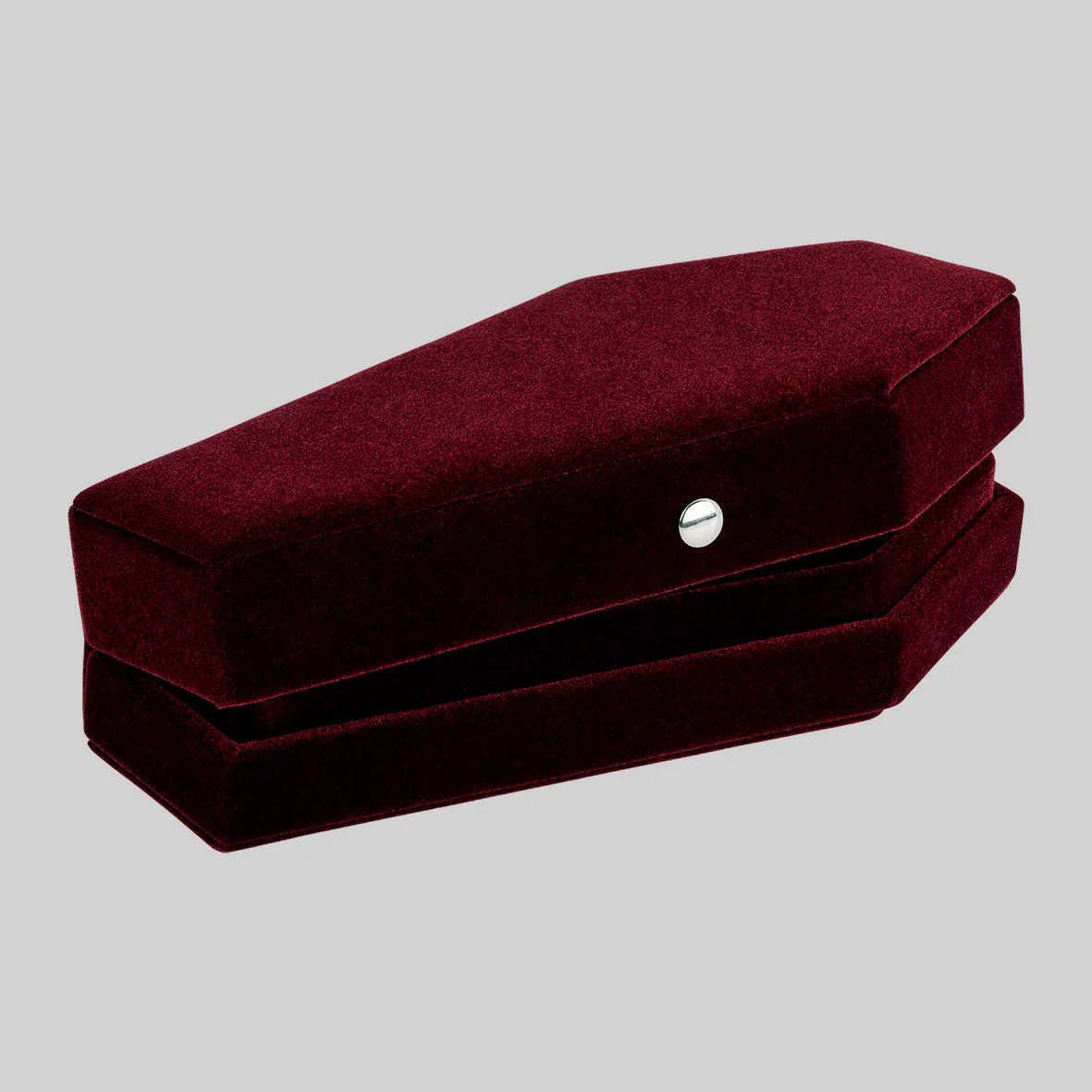 The Crimson Red Velvet Coffin Ring Case - Image 3