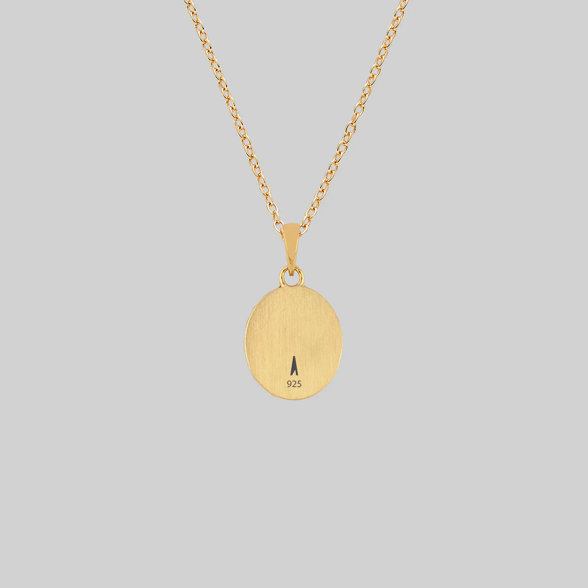 TILL DEATH™. Promise Medallion Pendant Necklace - Gold - Image 2