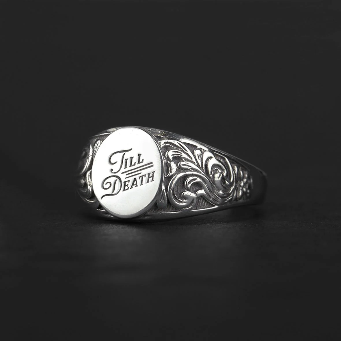 TILL DEATH™. Promise Signet Ring - Image 3
