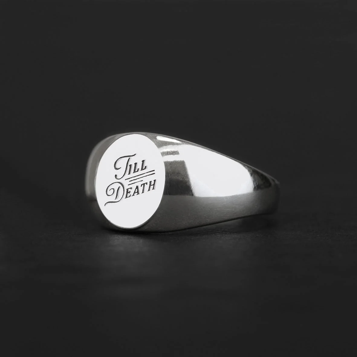 TILL DEATH™. Promise Signet Ring - Image 4