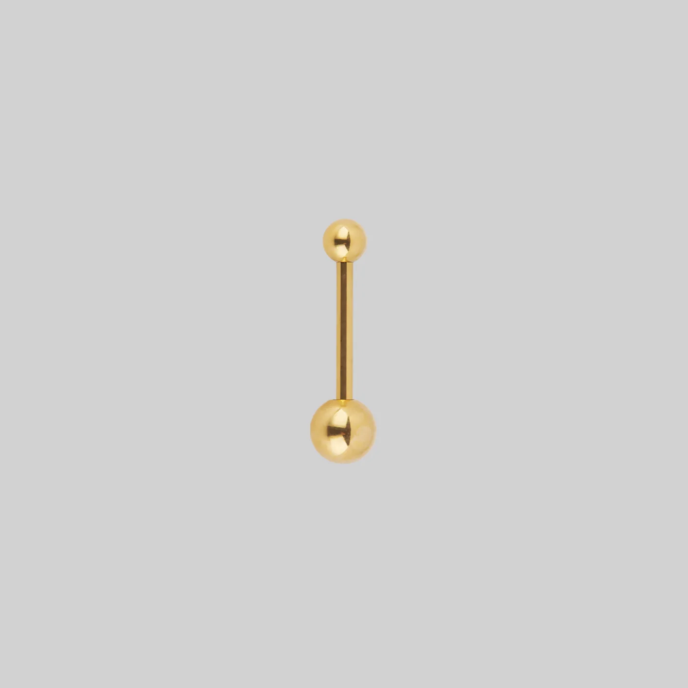 Titanium Belly Bar - Gold - Image 3