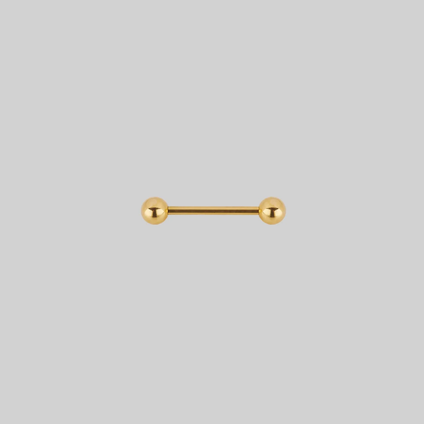 Titanium Nipple Bar - Gold - Image 4