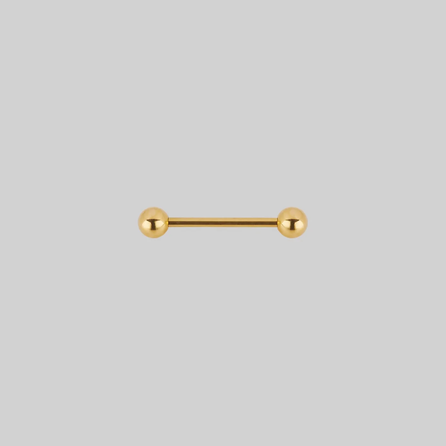 Titanium Nipple Bar - Gold - Image 5