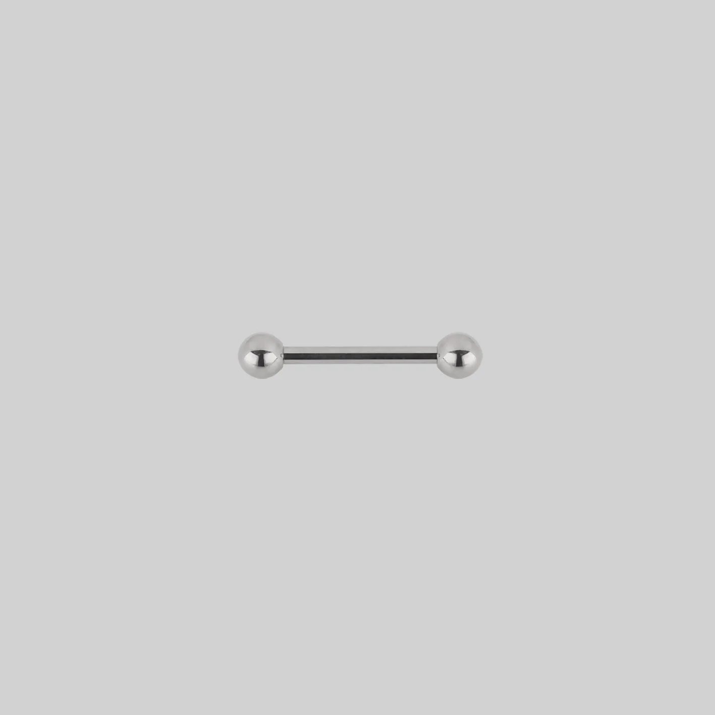 Titanium Nipple Bar - Silver - Image 4