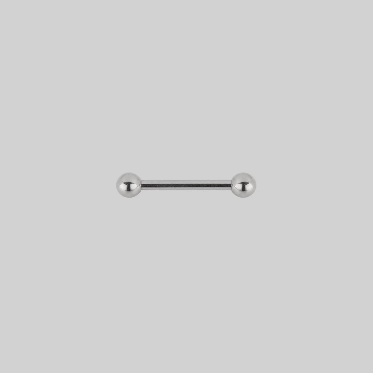 Titanium Nipple Bar - Silver - Image 5
