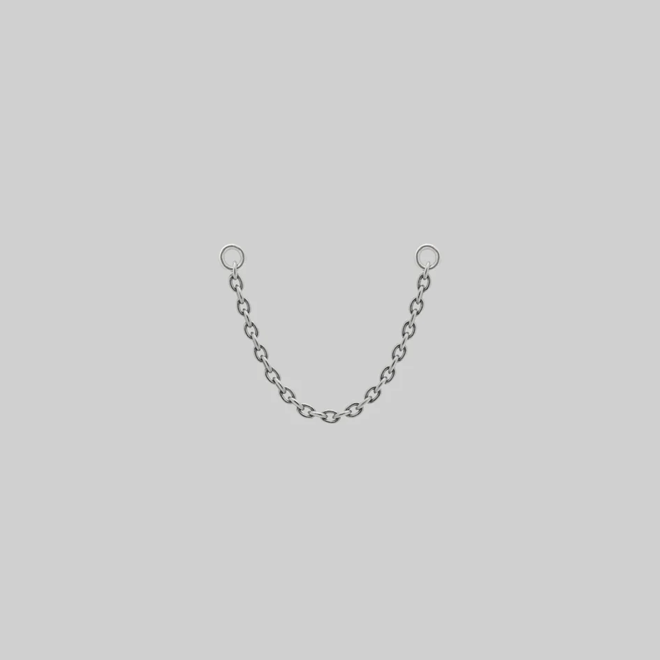 Titanium Piercing Chain - Silver - Image 4