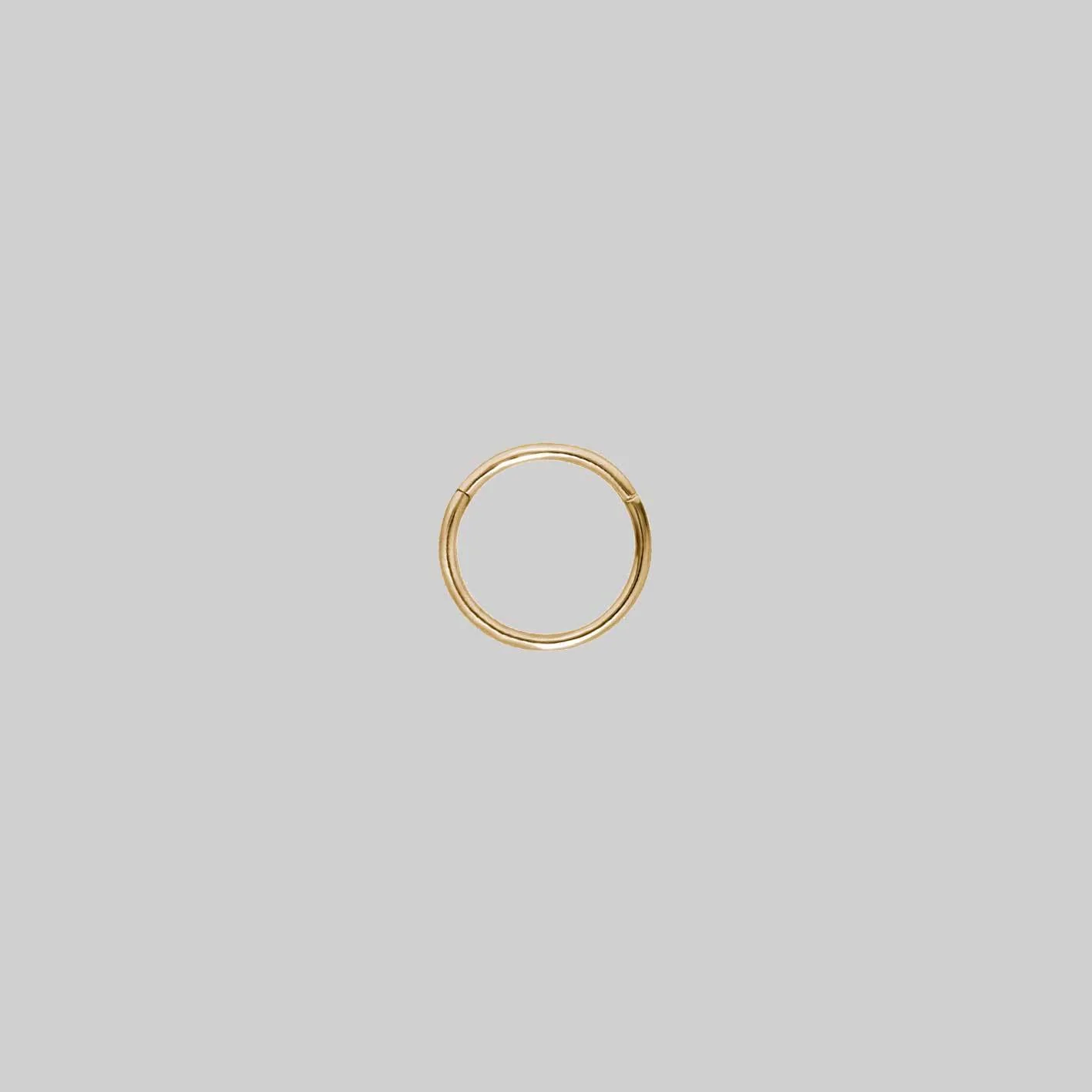 TUTSI EXTRA MINI. Gold Titanium Septum Clicker Ring - Image 4