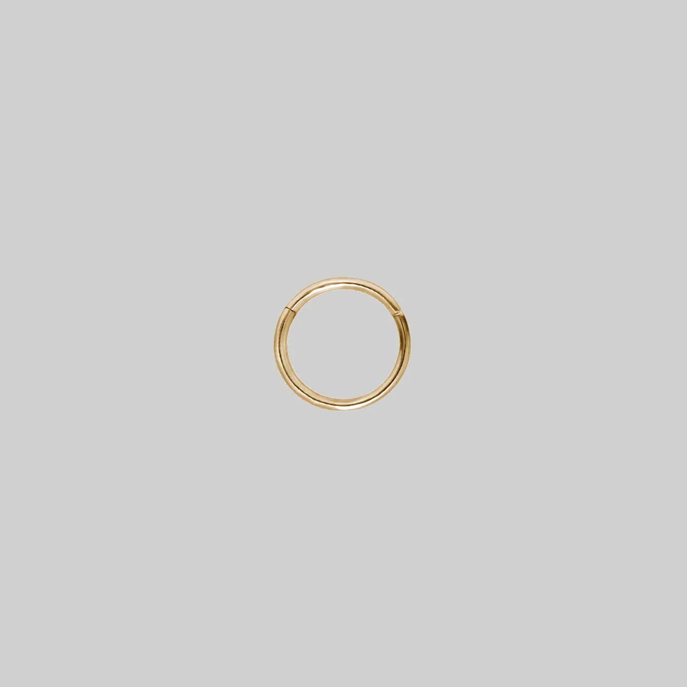 TUTSI EXTRA MINI. Gold Titanium Septum Clicker Ring - Image 6