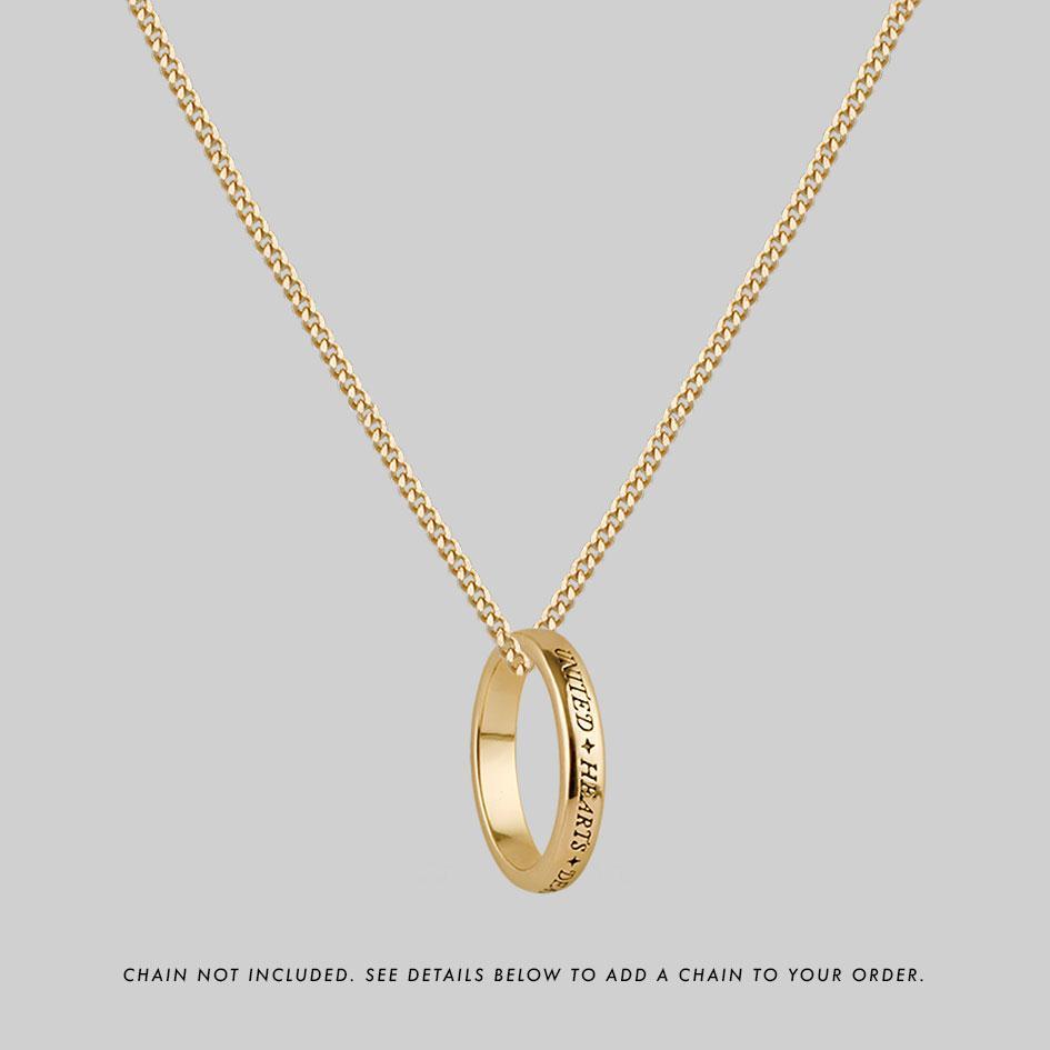United Hearts Death Only Parts Posie Ring - Gold - Image 6
